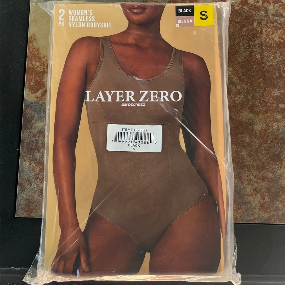 32 Degrees Women's Seamless Bodysuit - Black and Sienna nwt. Small - Picture 1 of 8